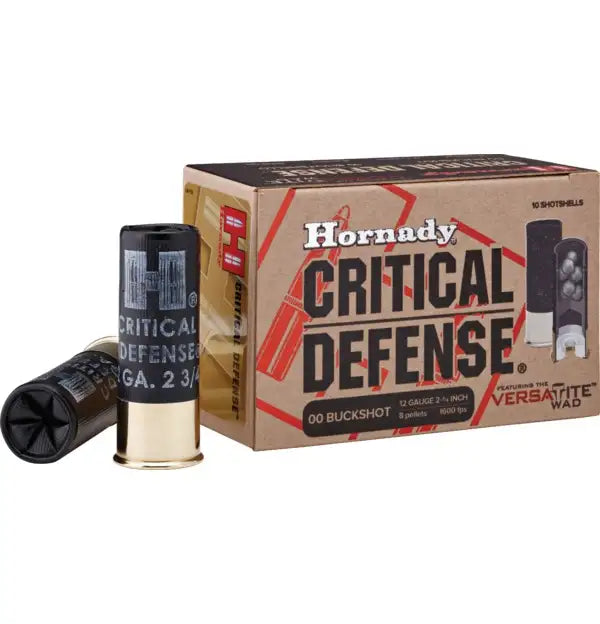 Cartuchos Postas Hornady 00 Buckshot Critical Defense®