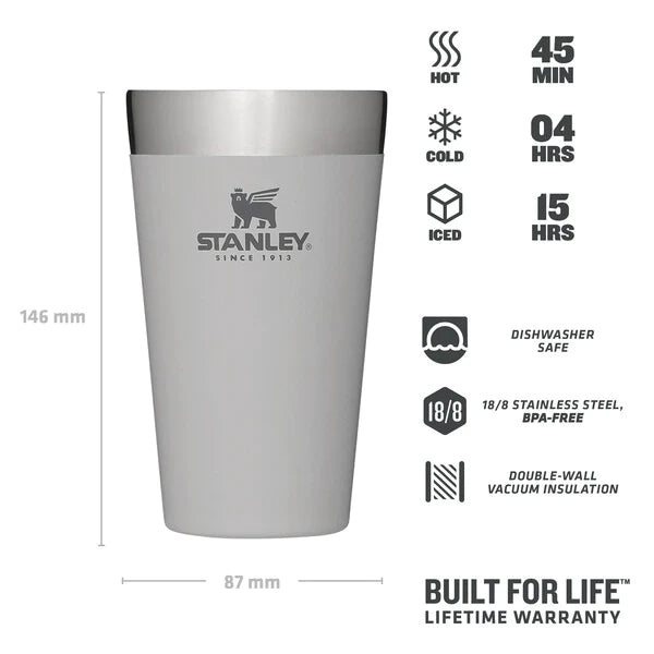 Stackable Adventure Beer Pint | 0.47L