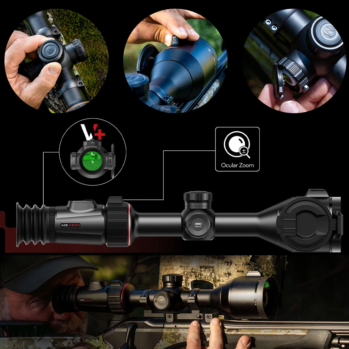 Visor Térmico Nocpix ACE con Telémetro Láser