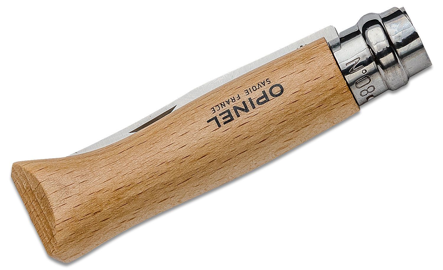 Navaja de Bolsillo Opinel N°08 Inox + Estuche