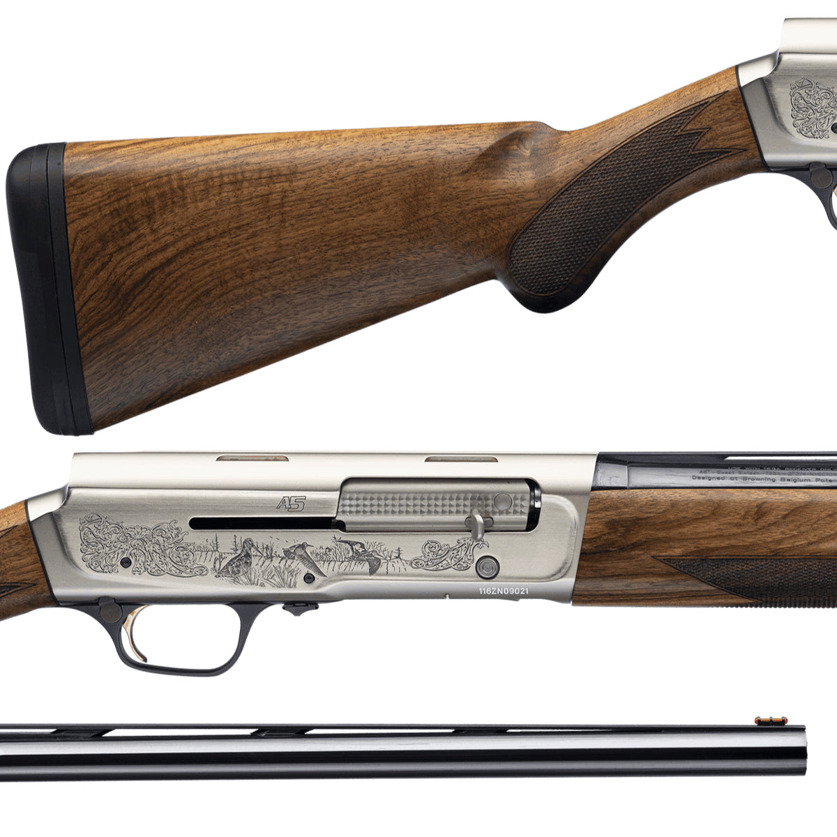 Escopeta semiautomática Browning A5 Classic Ultimate Becasse Cal. 16