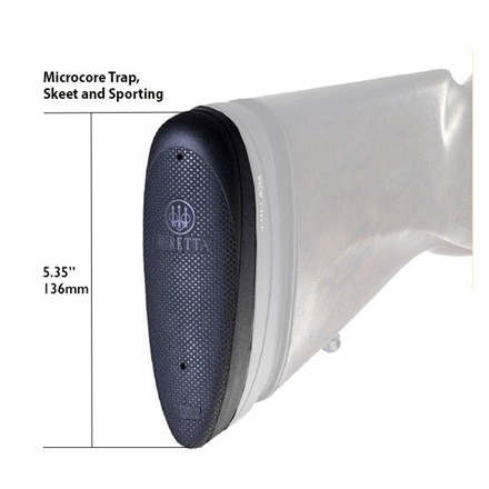 Competition buttplate in Microcore - Skeet and Sporting