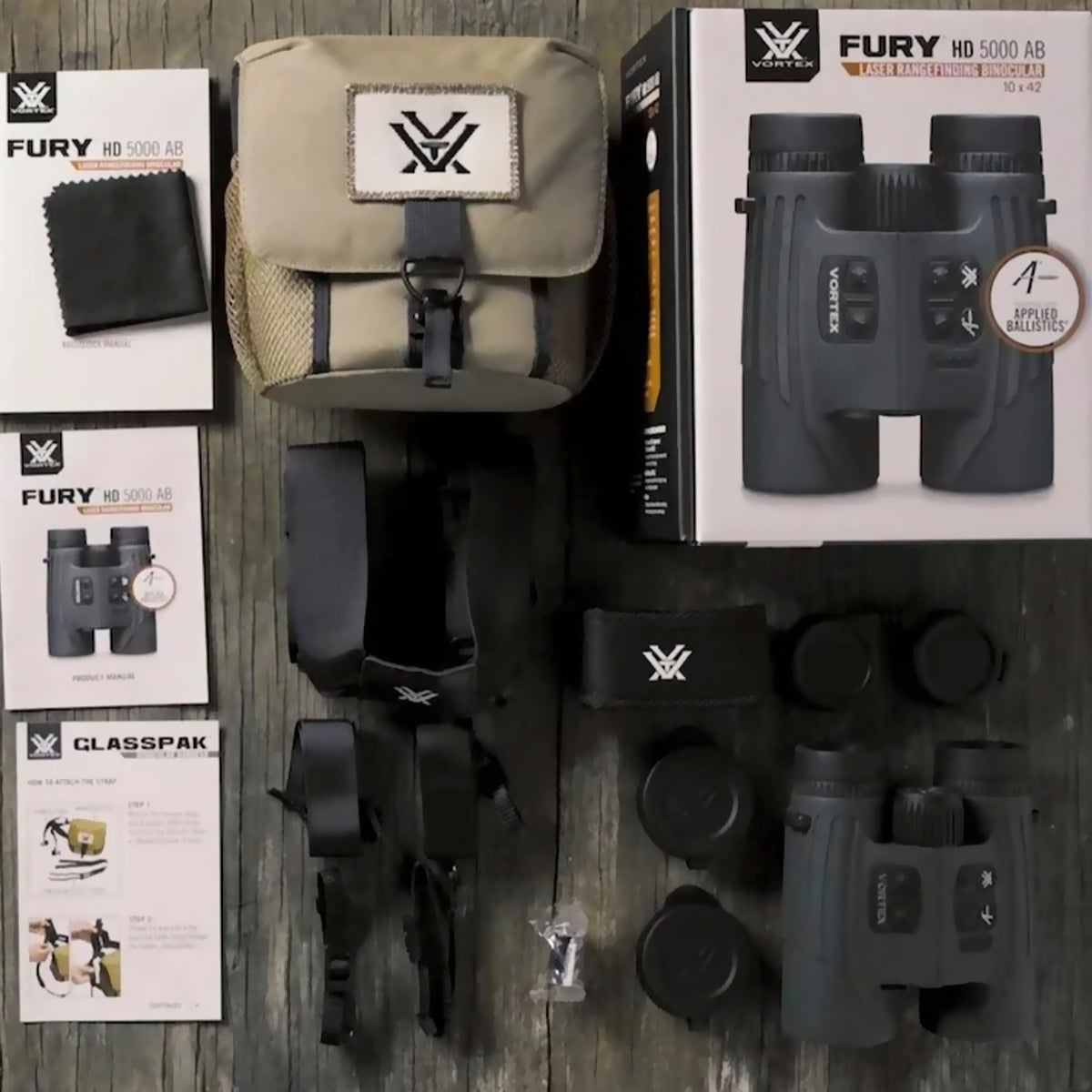 Prismáticos Vortex Fury HD 5000 AB 10x42 con telémetro