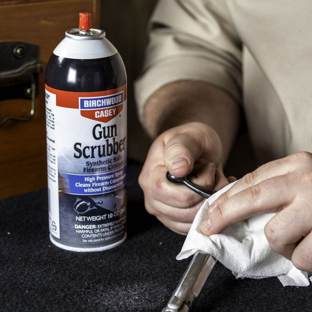 Limpiador de Armas Birchwood Casey Gun Scrubber® de un Solo Uso en Aerosol