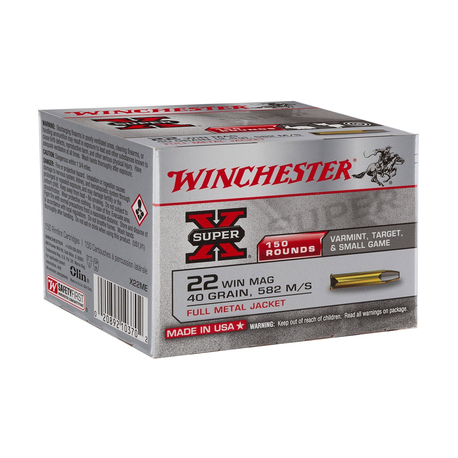 Varmint Super X® Metallic Rimfire Ammunition