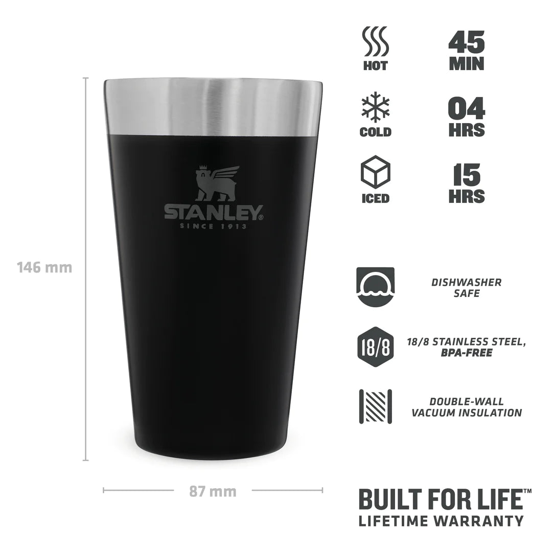 Stackable Adventure Beer Pint | 0.47L