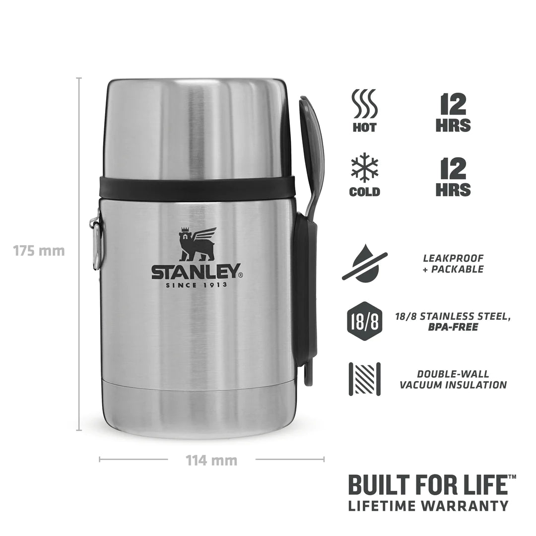All-in-One Stainless Steel Food Jar | 0.53L