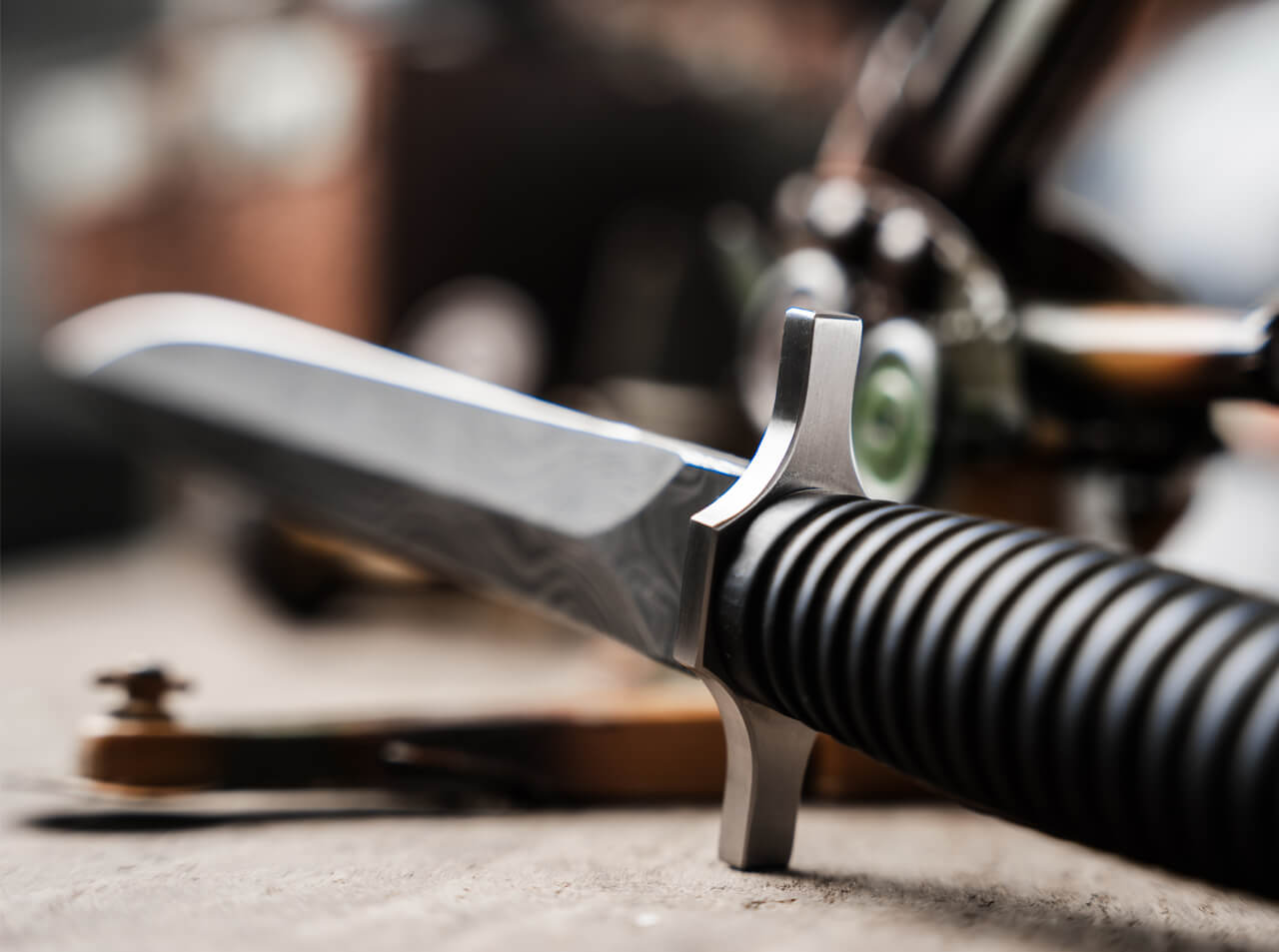 Daga Böker Solingen Acht-Acht Flak Damast