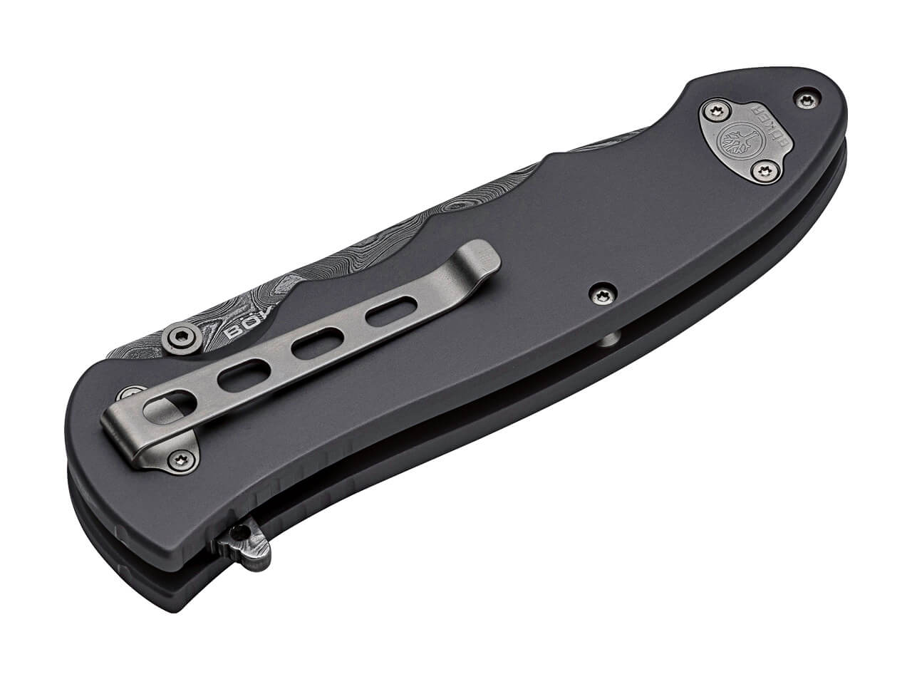 Navaja de Bolsillo Böker Solingen Leopard-Damascus III Collection