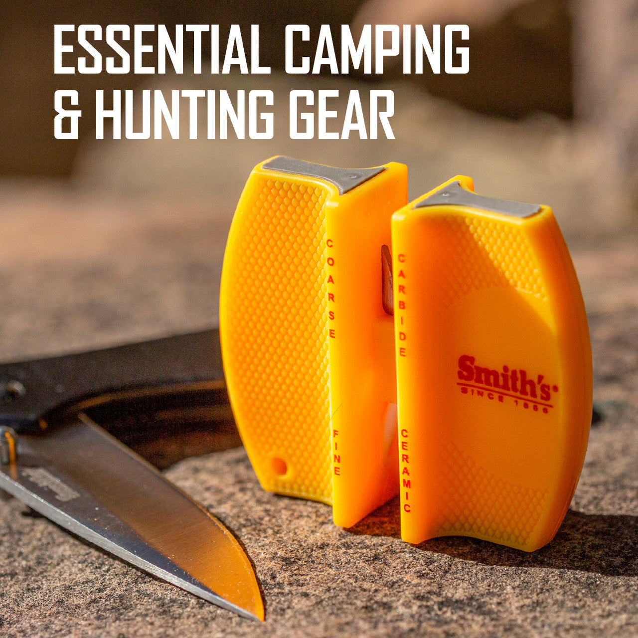 Mini Afilador Smith's de Cuchillos de 2 Pasos