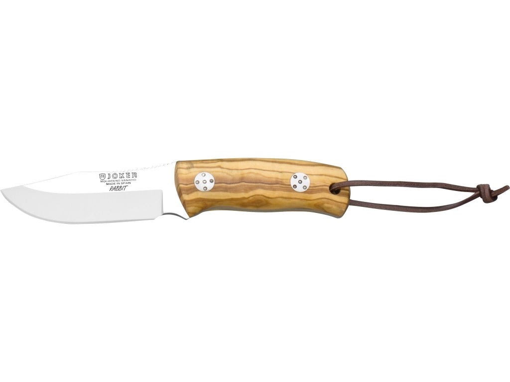 Cuchillo Bushkraft Joker Rabbit en Madera de Olivo