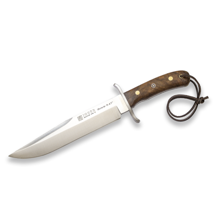 Cuchillo de Caza Joker Bowie 24 con Puño Nogal