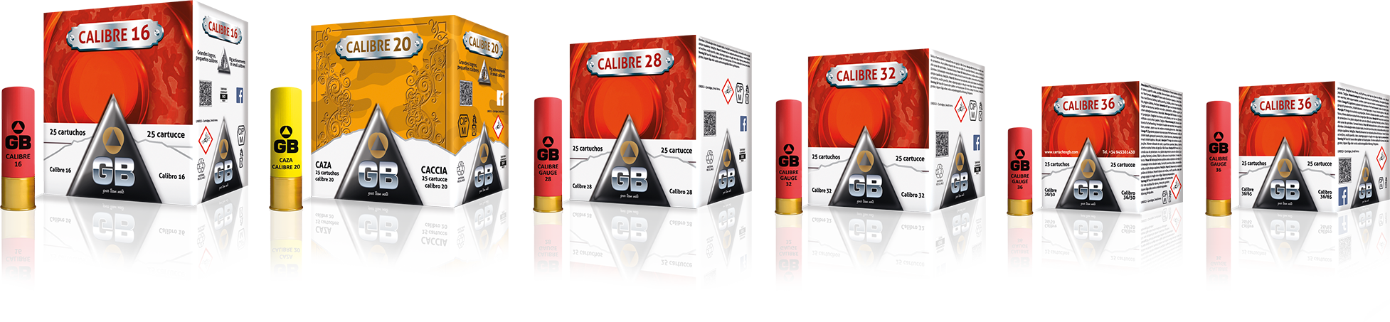 Cartuchos de Caza GB Calibres Pequeños