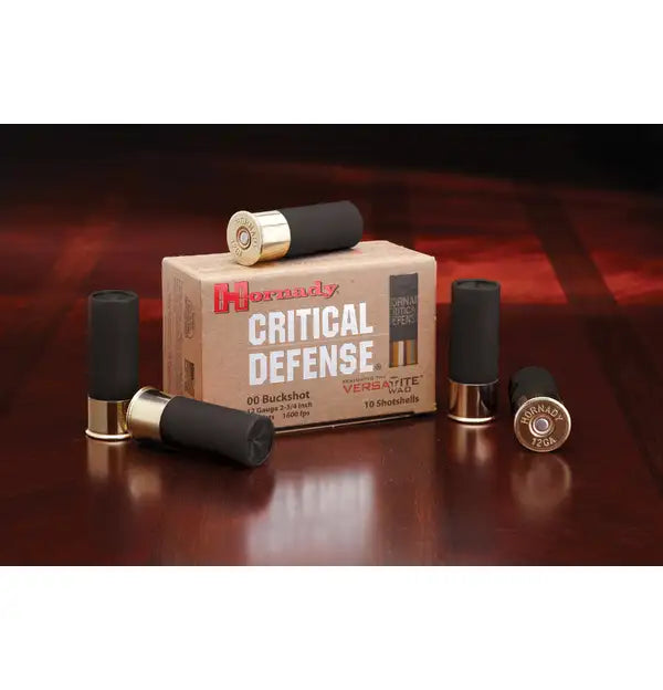 Cartuchos Postas Hornady 00 Buckshot Critical Defense®
