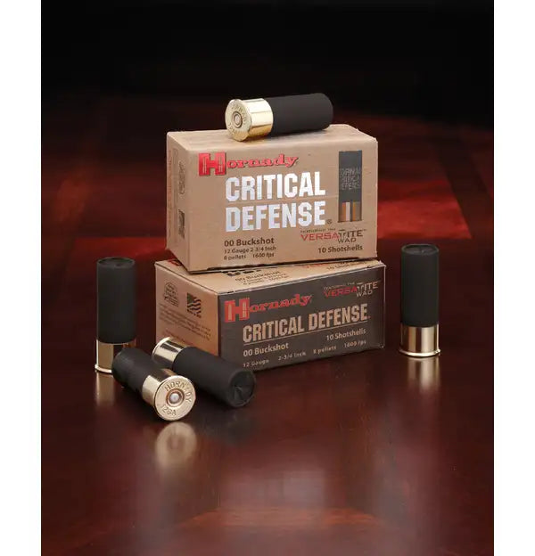 Cartuchos Postas Hornady 00 Buckshot Critical Defense®