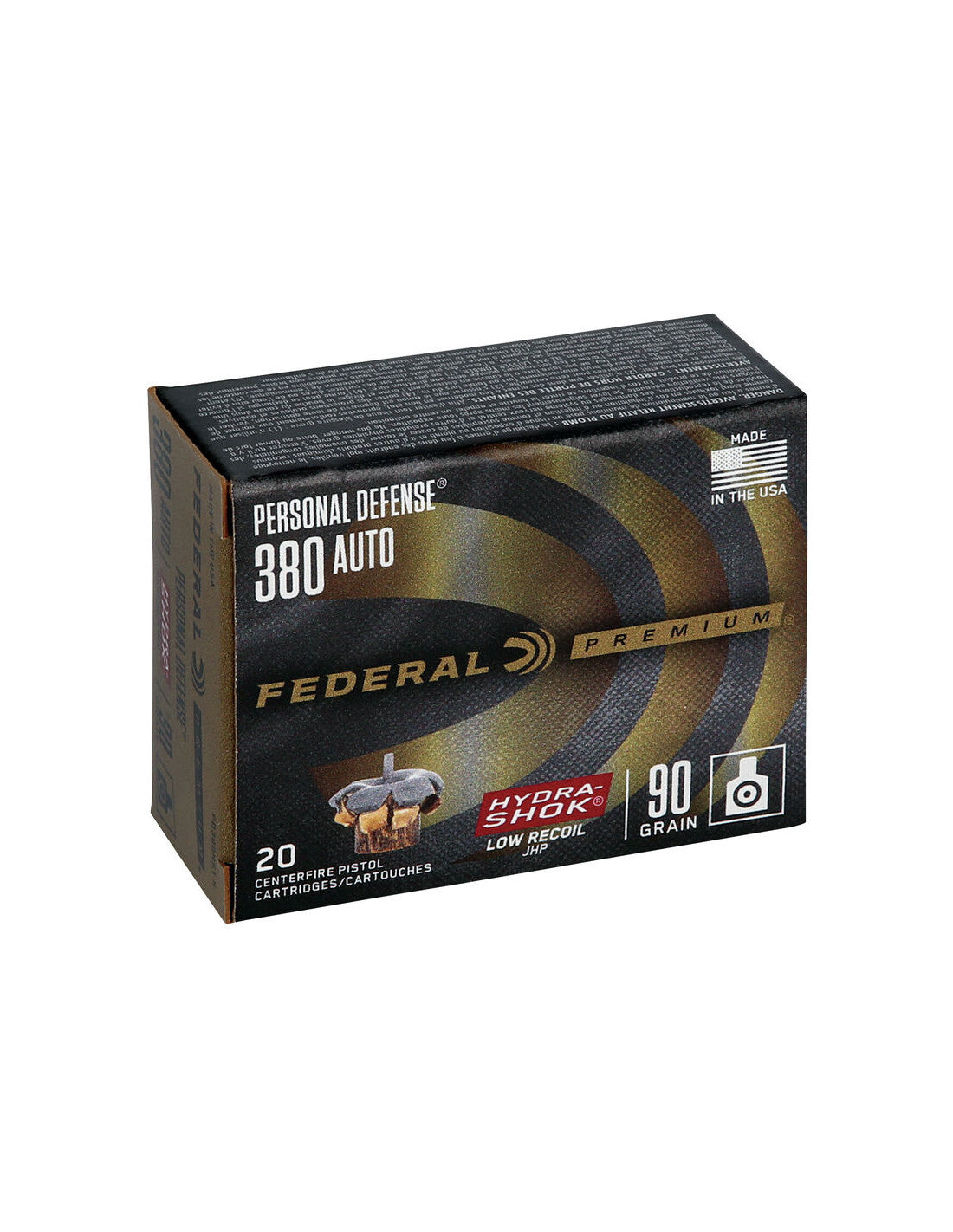 Munición Personal Defense Hydra-Shok Low Recoil