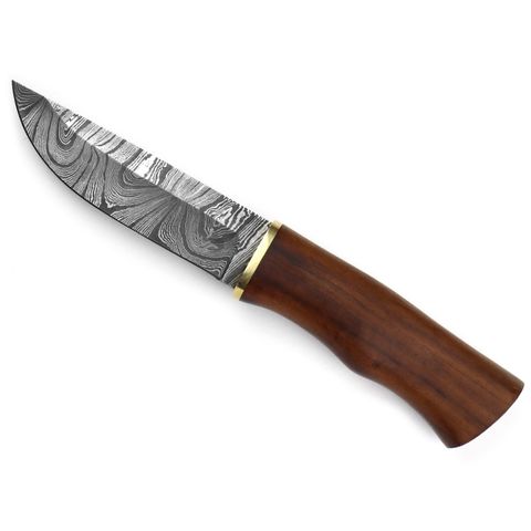 Oskar Bushcraft Damascus Knife