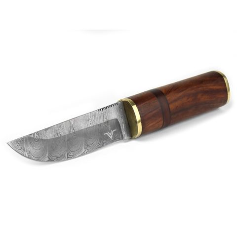 Damascus Petri Puukko Knife