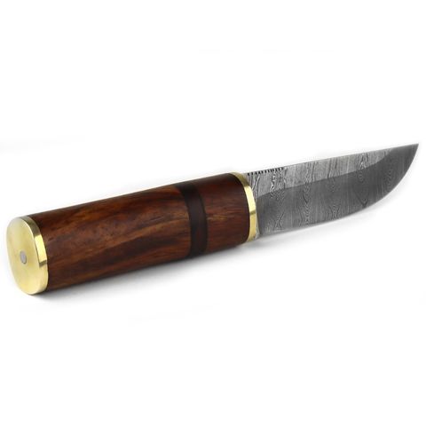 Damascus Petri Puukko Knife