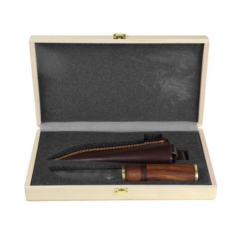 Damascus Petri Puukko Knife