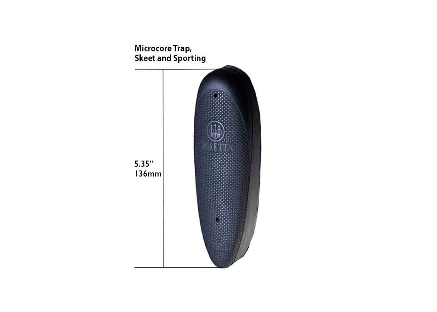 Competition buttplate in Microcore - Skeet and Sporting