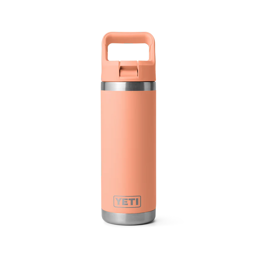Botella YETI Rambler® Con Tapa de Paja del Mismo Color