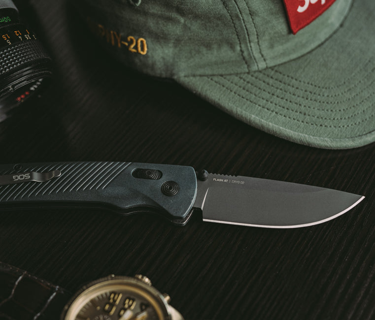 Flash AT Gray Folding Knife