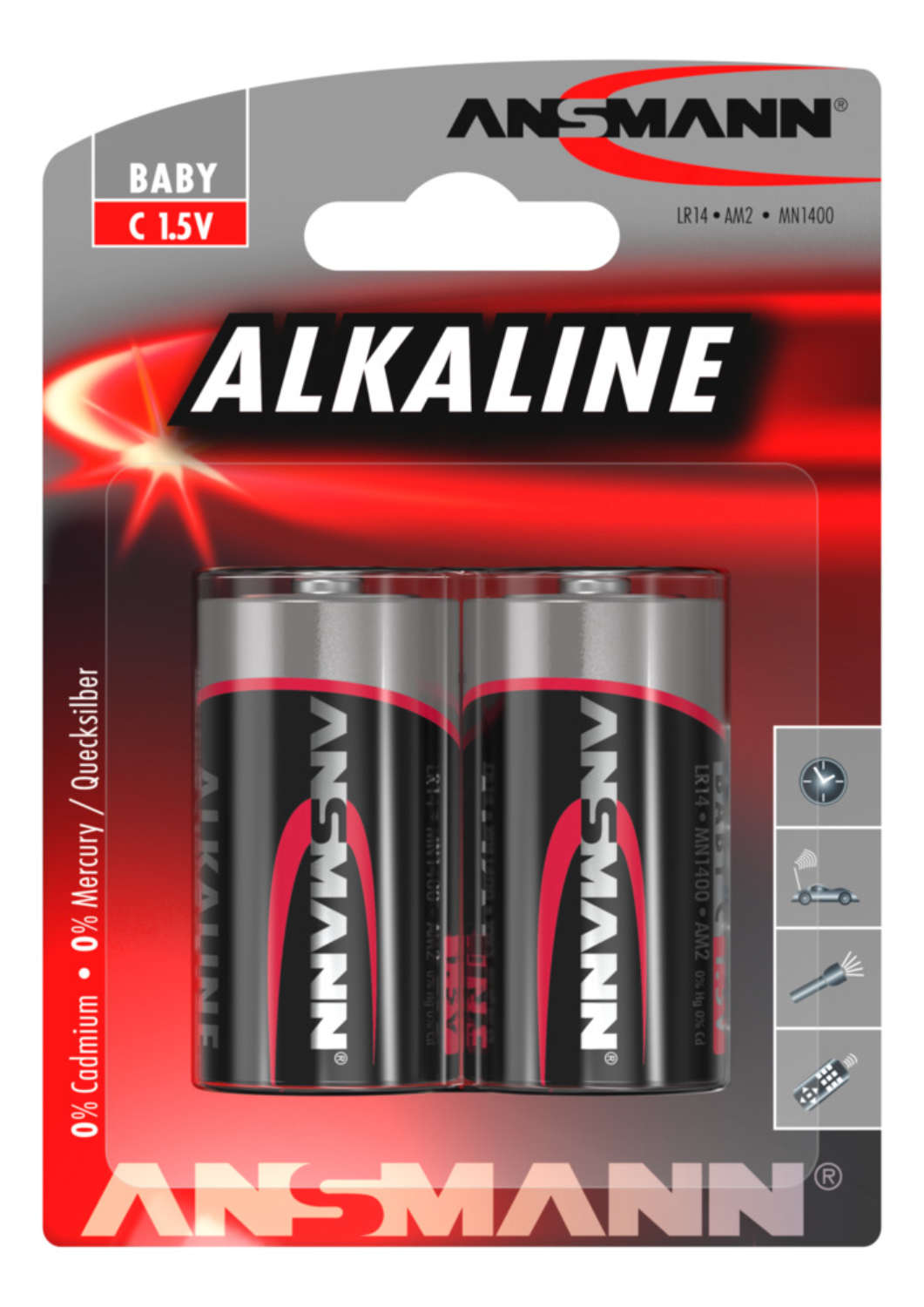 Pilas Alcalinas Red Line Ansmann