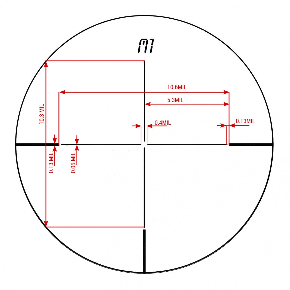 Hunting Scope with Illuminated Reticle