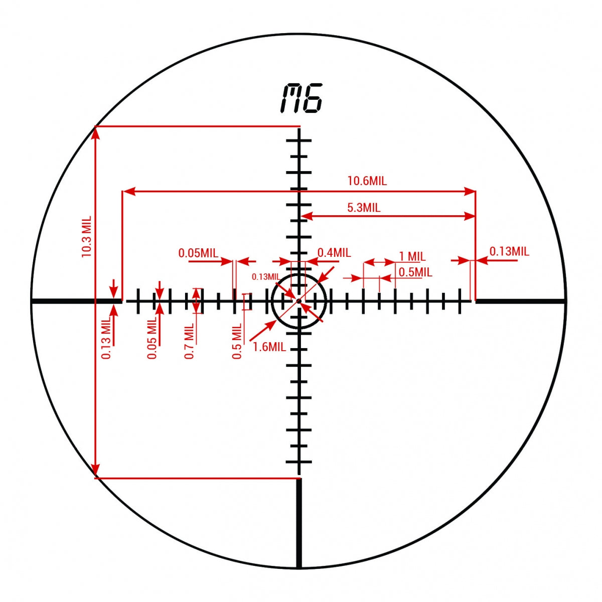 Hunting Scope with Illuminated Reticle
