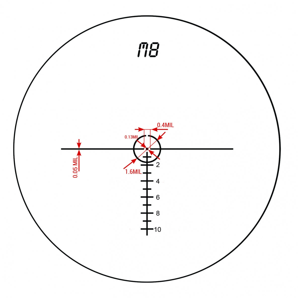 Hunting Scope with Illuminated Reticle