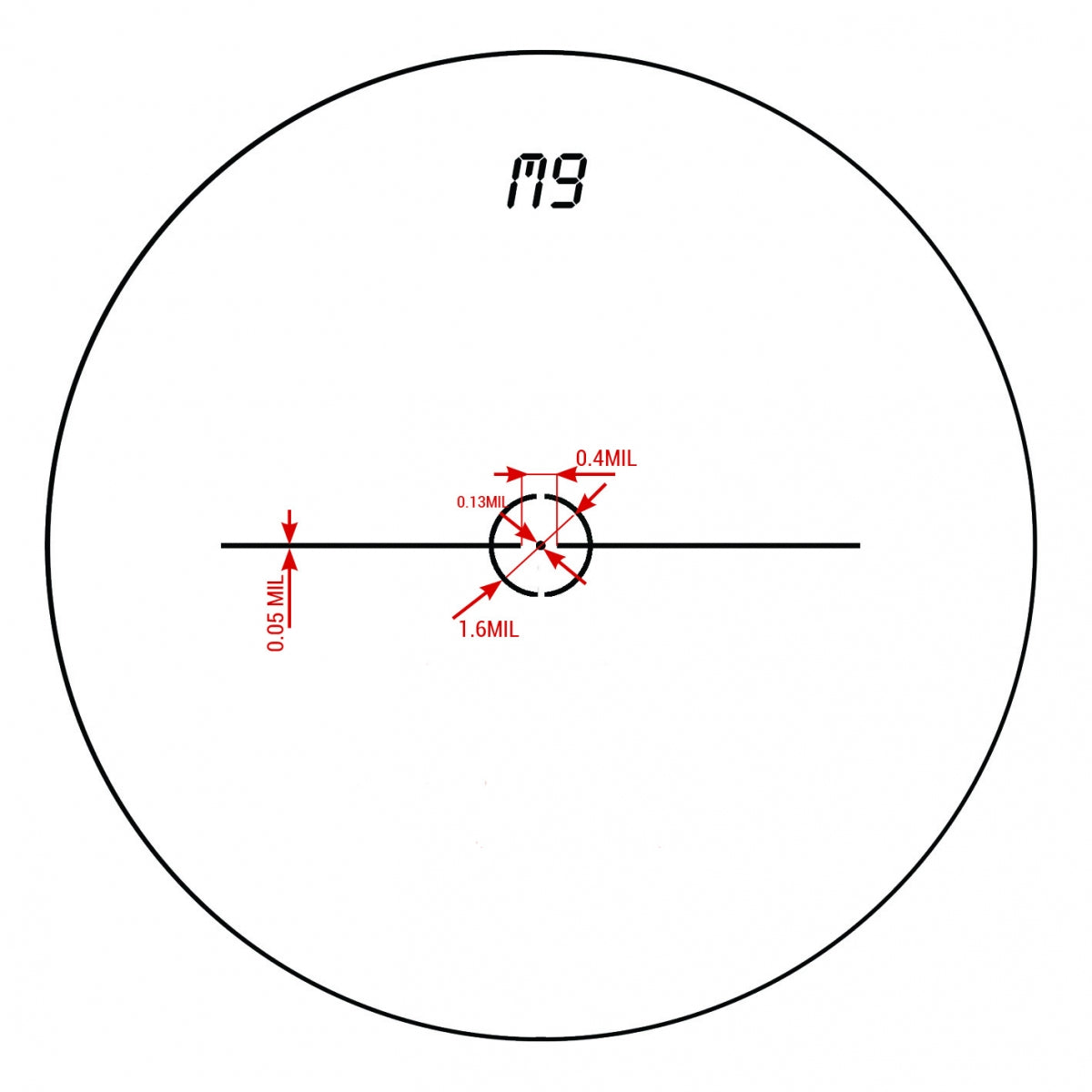 Hunting Scope with Illuminated Reticle