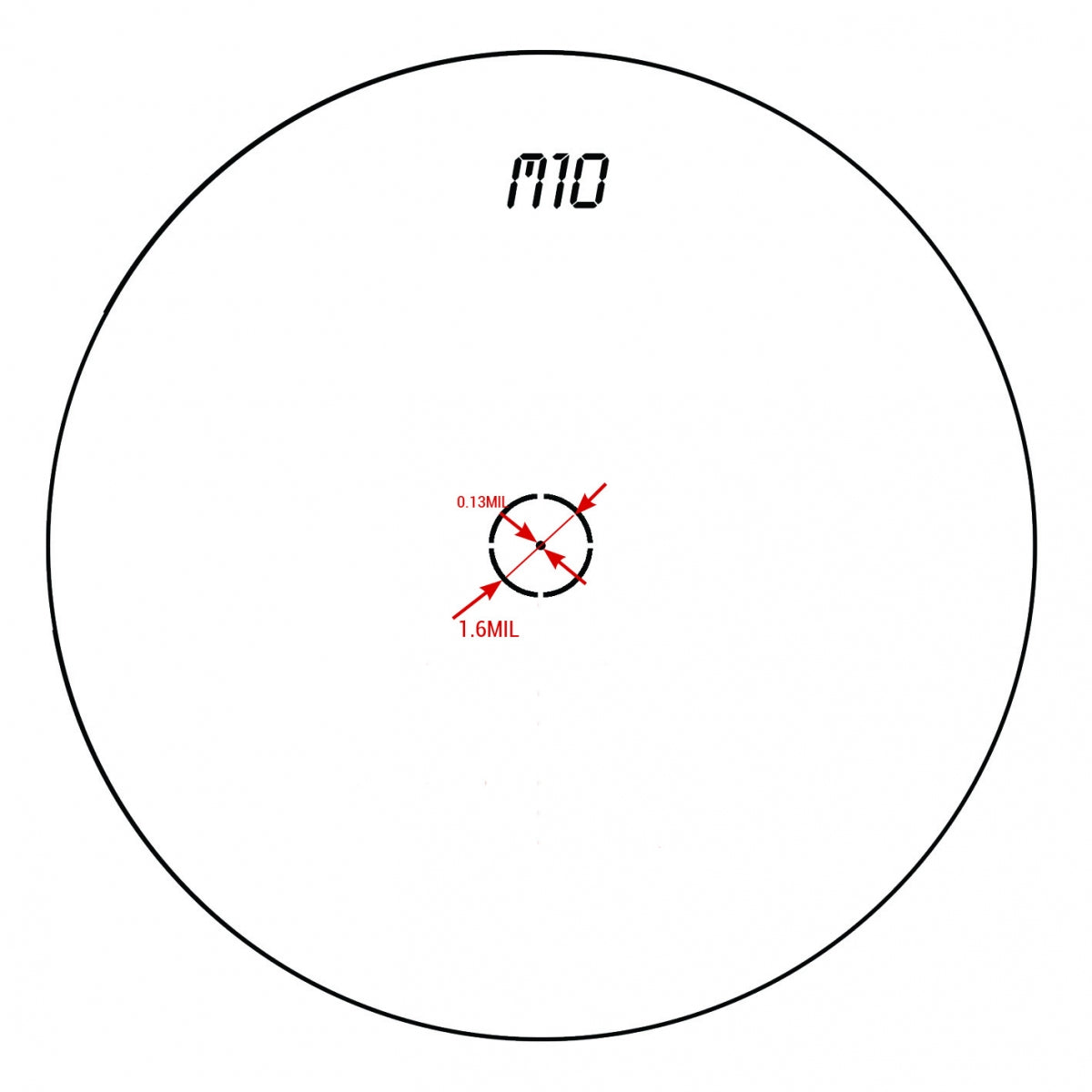 Hunting Scope with Illuminated Reticle