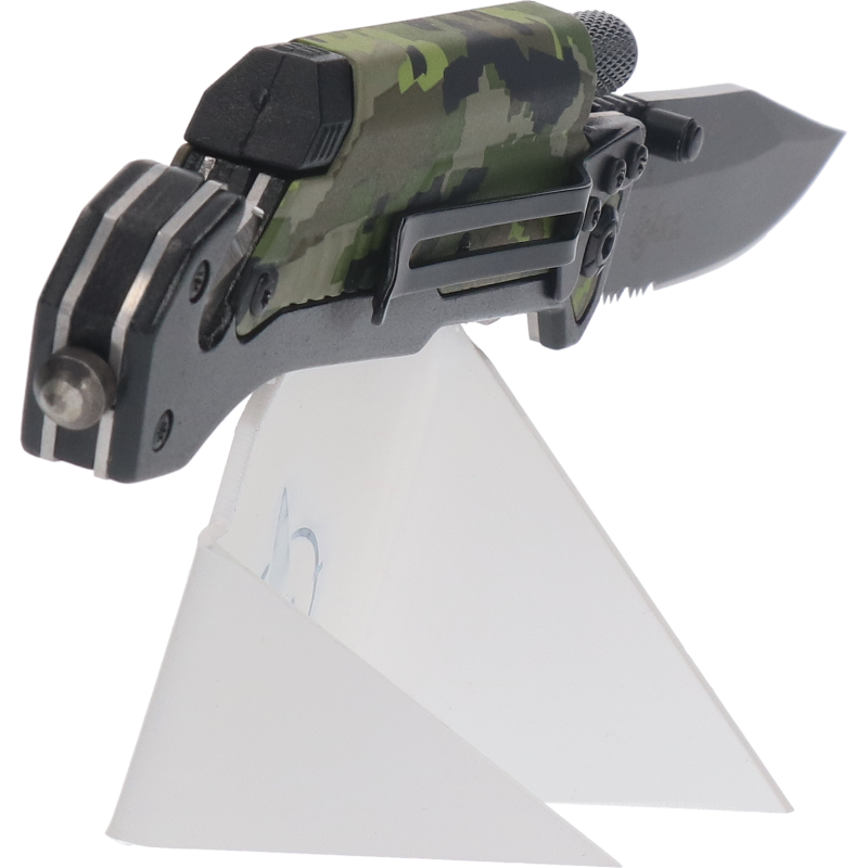 Navaja Táctica Asistida FOS K25 Pedernal con Linterna