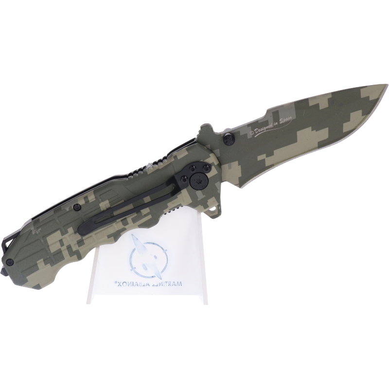 Tactical Knife K25 Camouflaged 9.3 cm