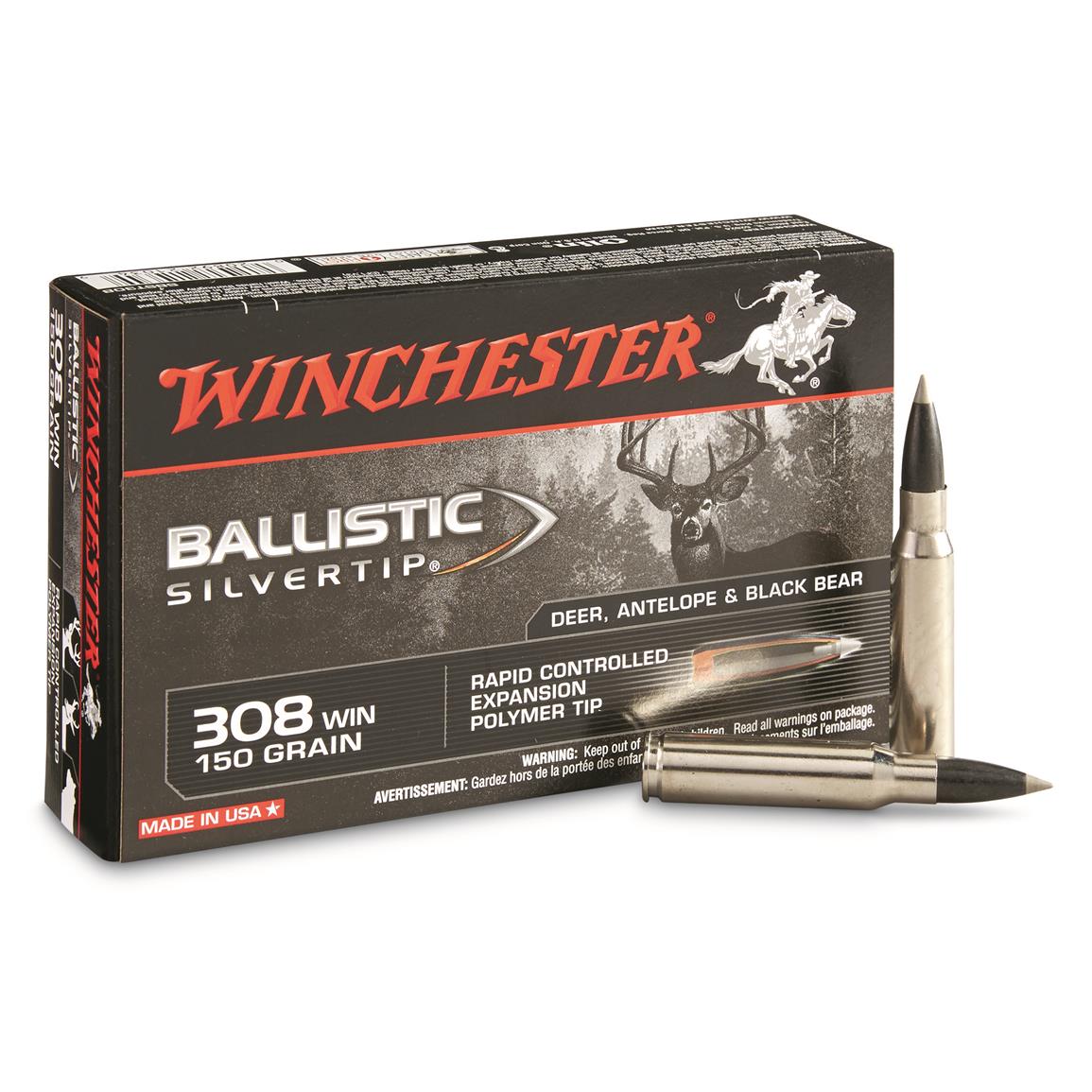 Munición Metálica Winchester Ballistic Silvertip® Supreme