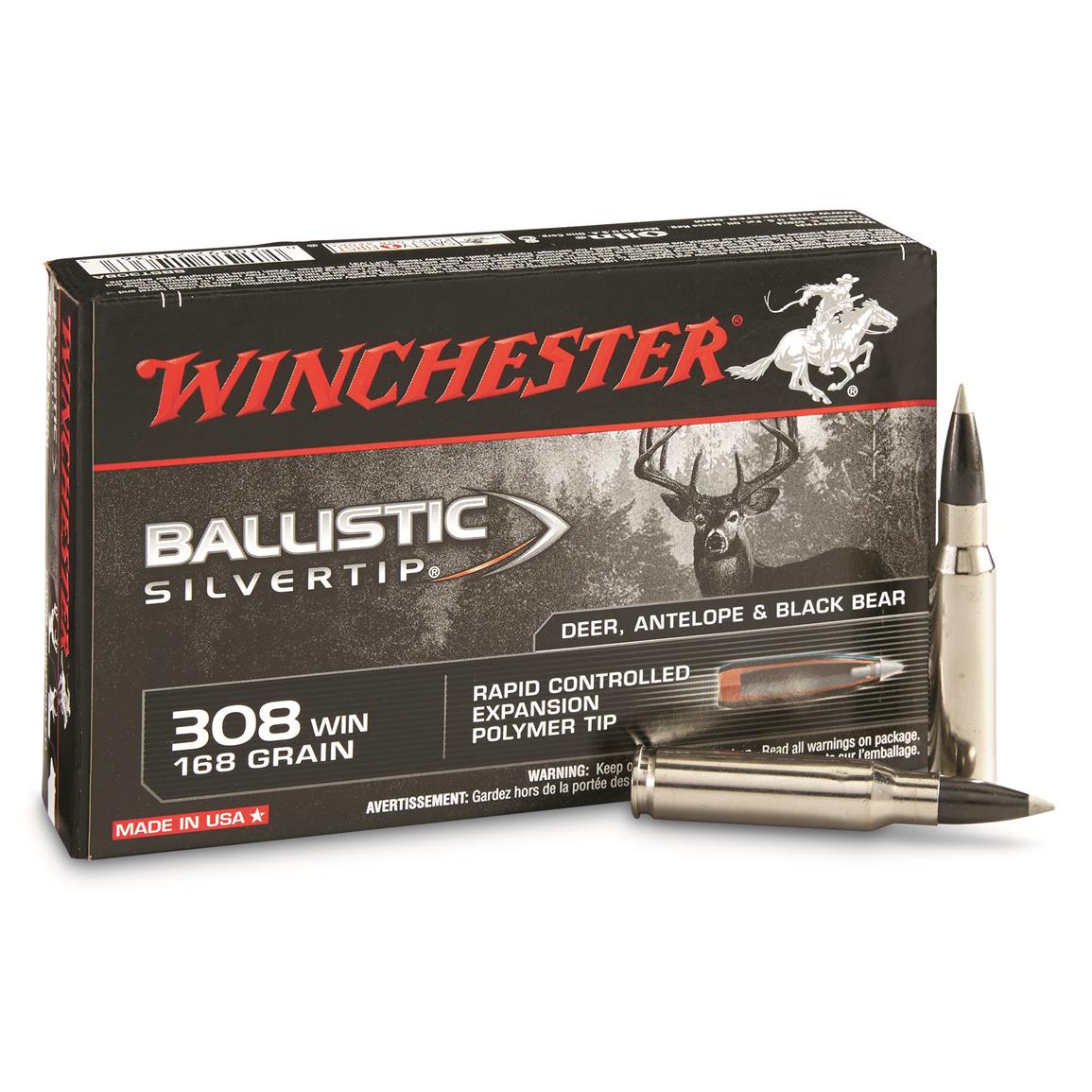 Munición Metálica Winchester Ballistic Silvertip® Supreme