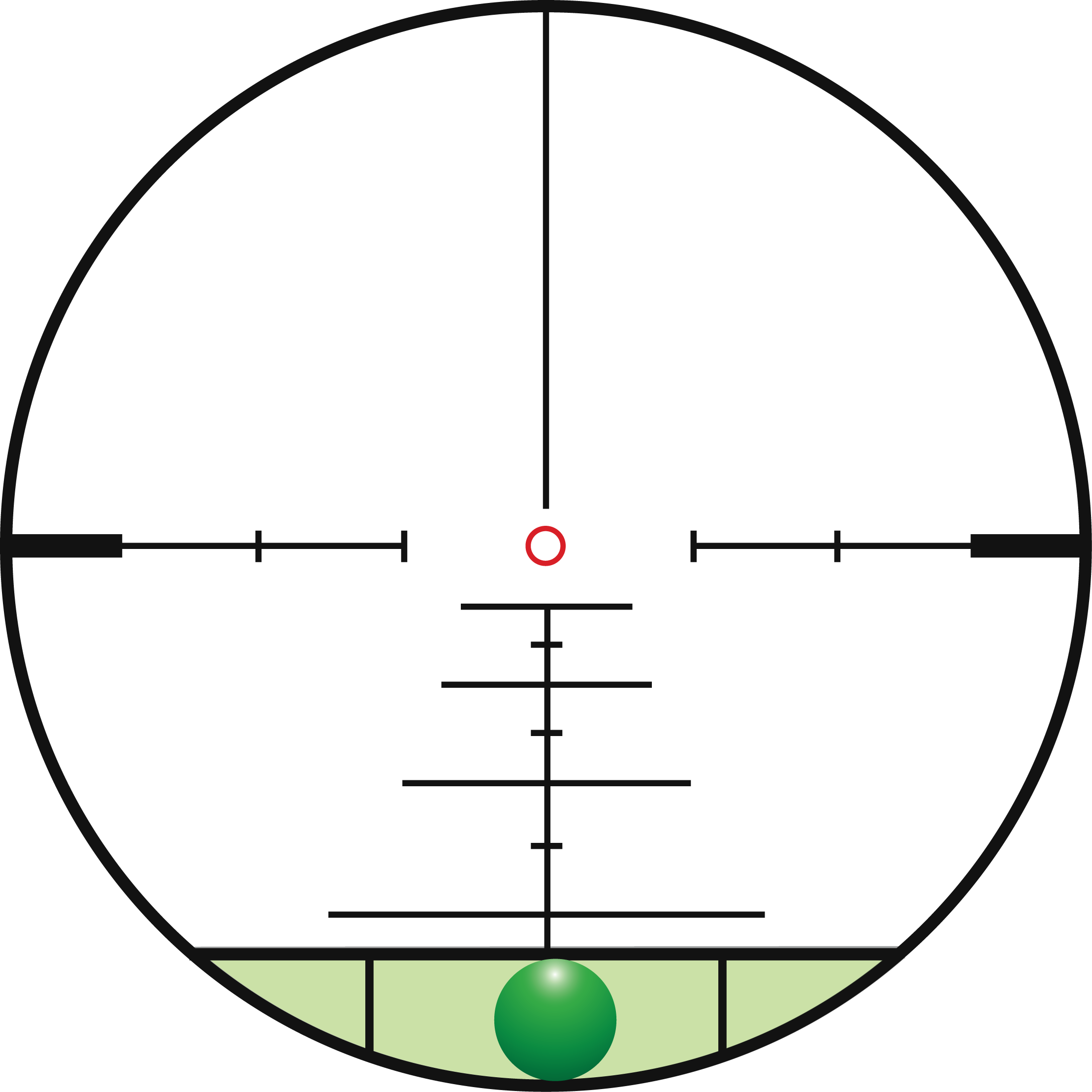 Hunting Scope with Illuminated Reticle