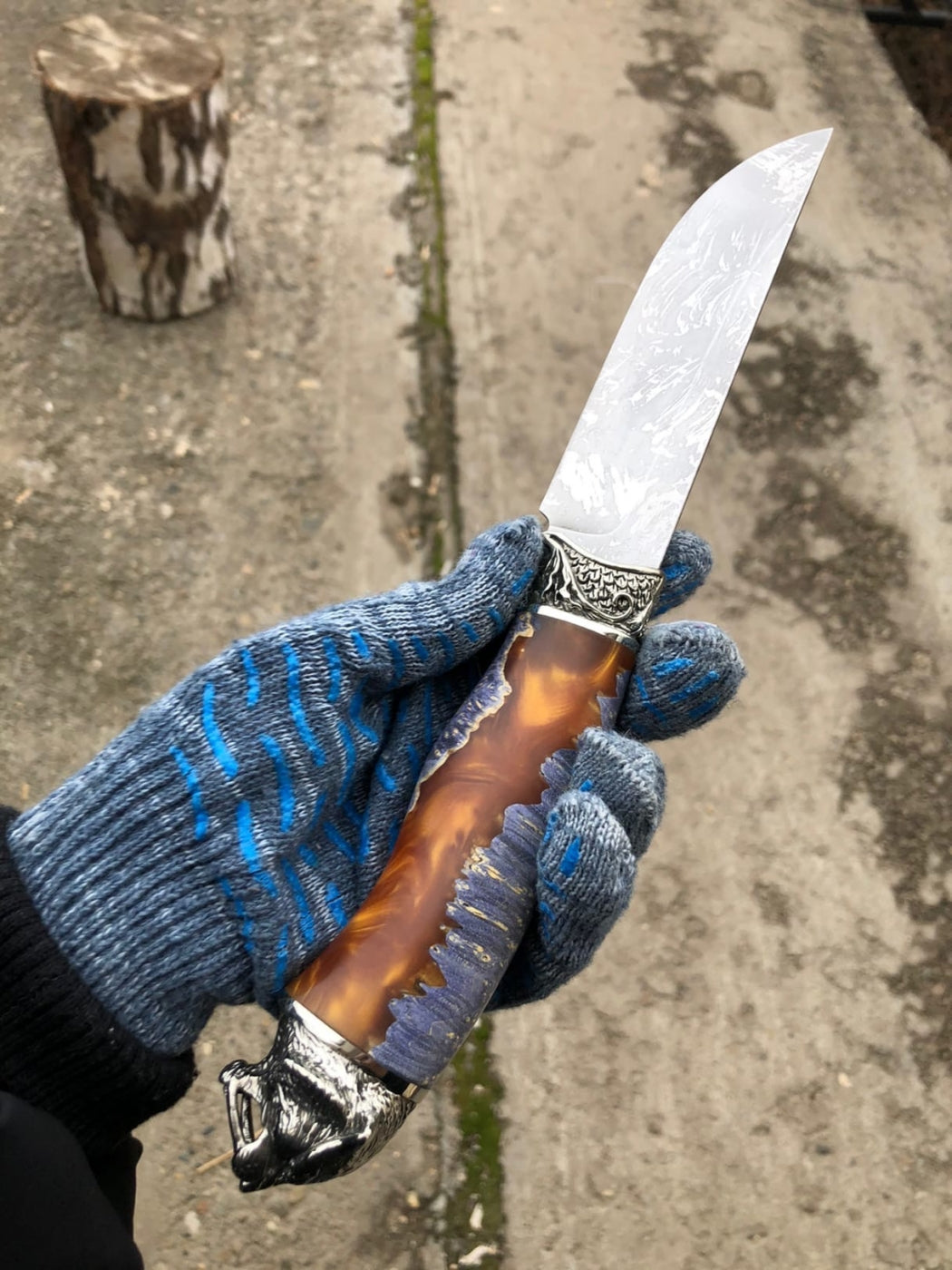 PGK Stainless Steel Hunting Knife