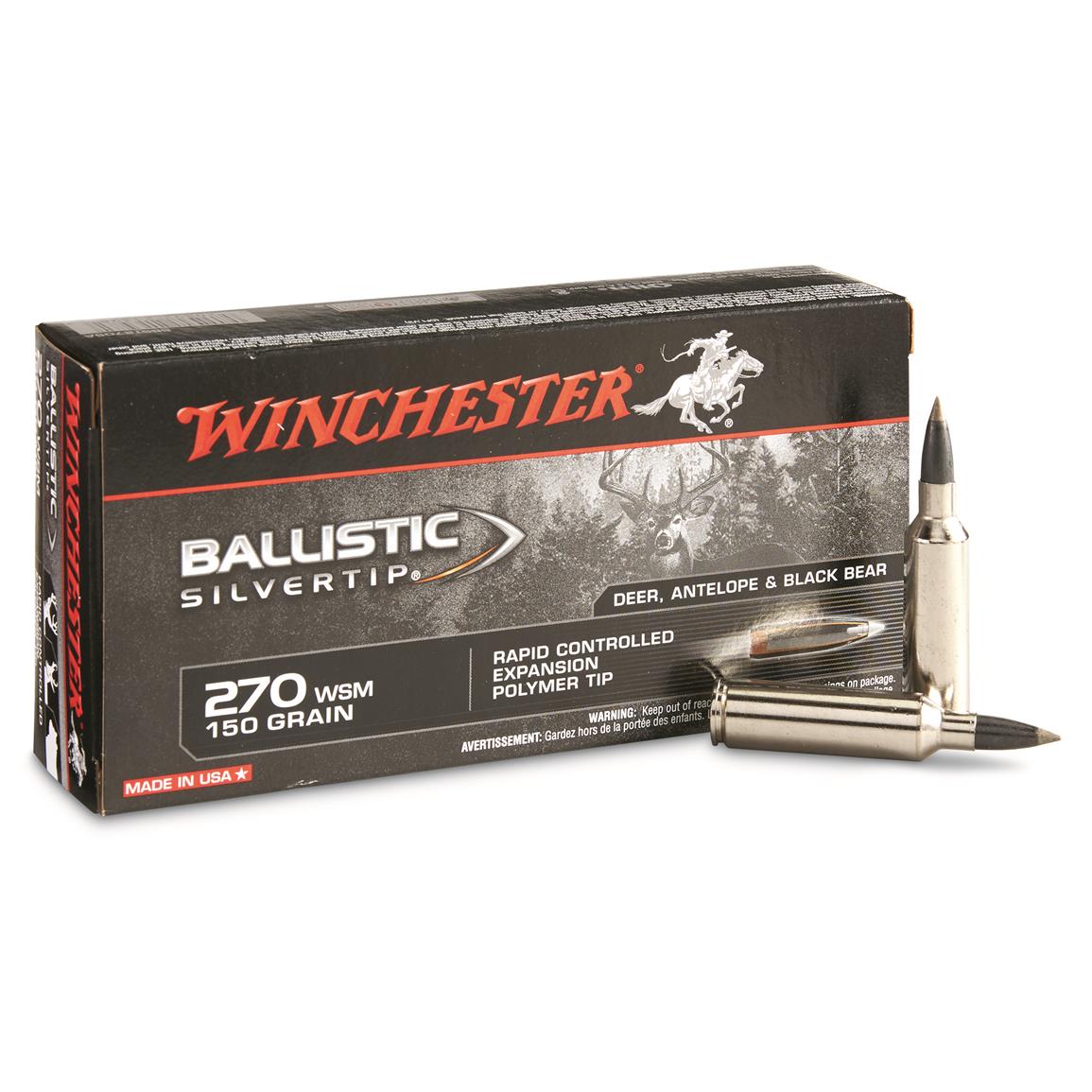 Munición Metálica Winchester Ballistic Silvertip® Supreme