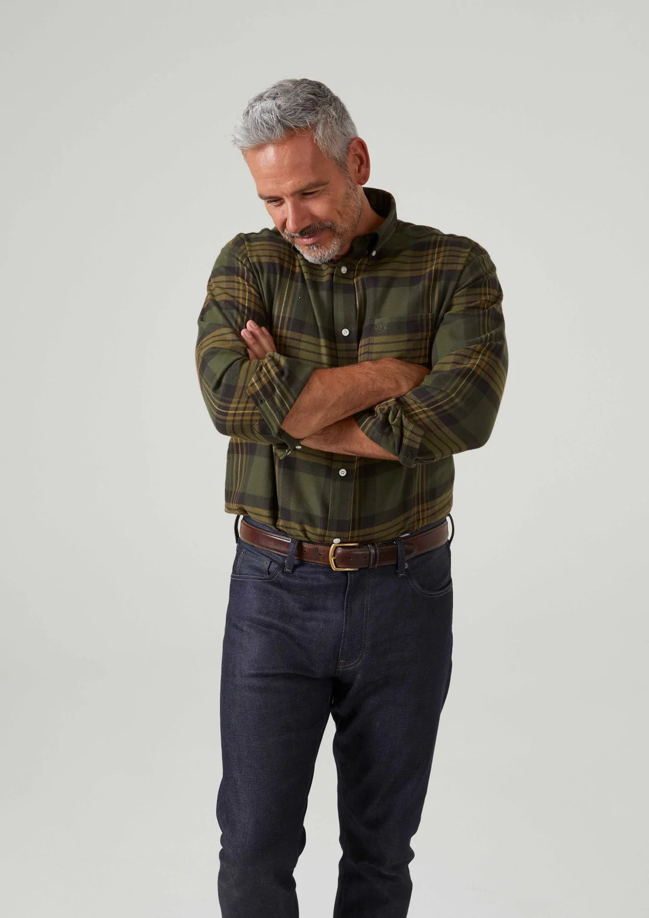 Ilkley Flannel Check Shirt - Waist Fit
