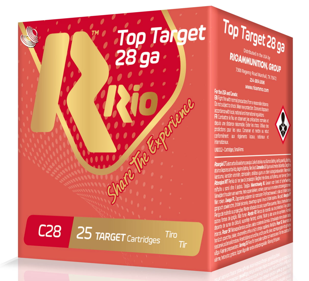Cartuchos de Tiro al Plato Rio Top Target