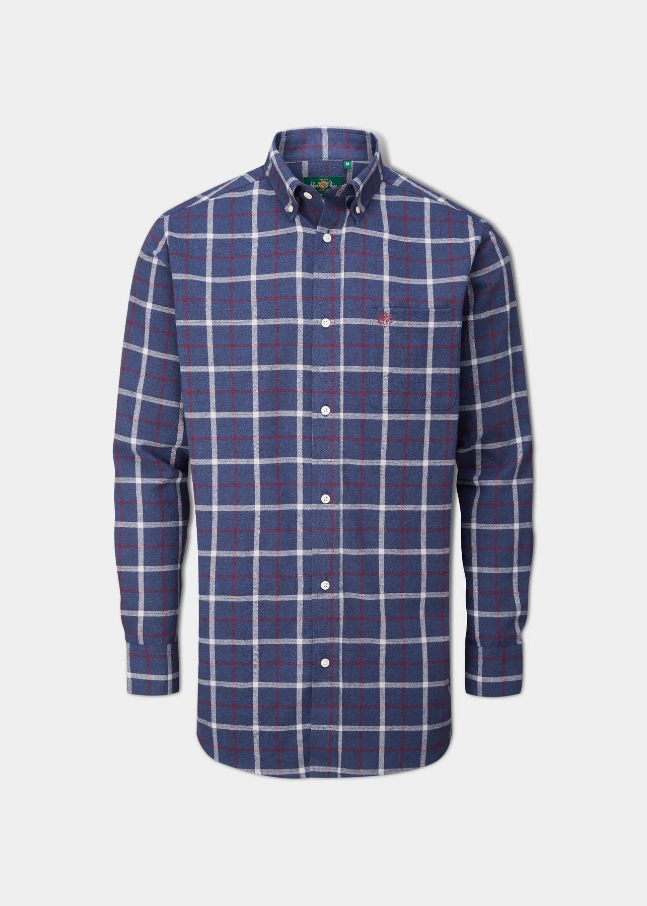 Ilkley Flannel Check Shirt - Waist Fit