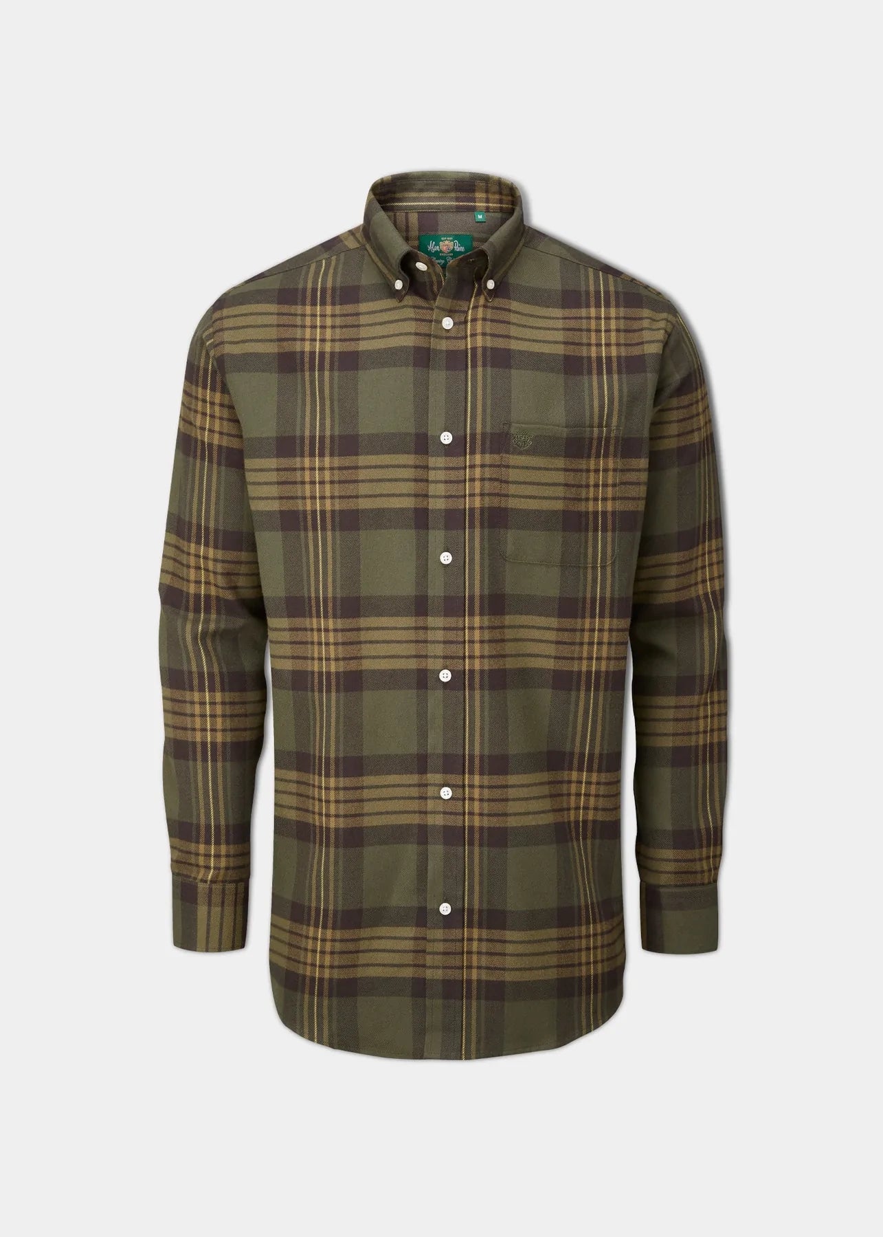 Ilkley Flannel Check Shirt - Waist Fit