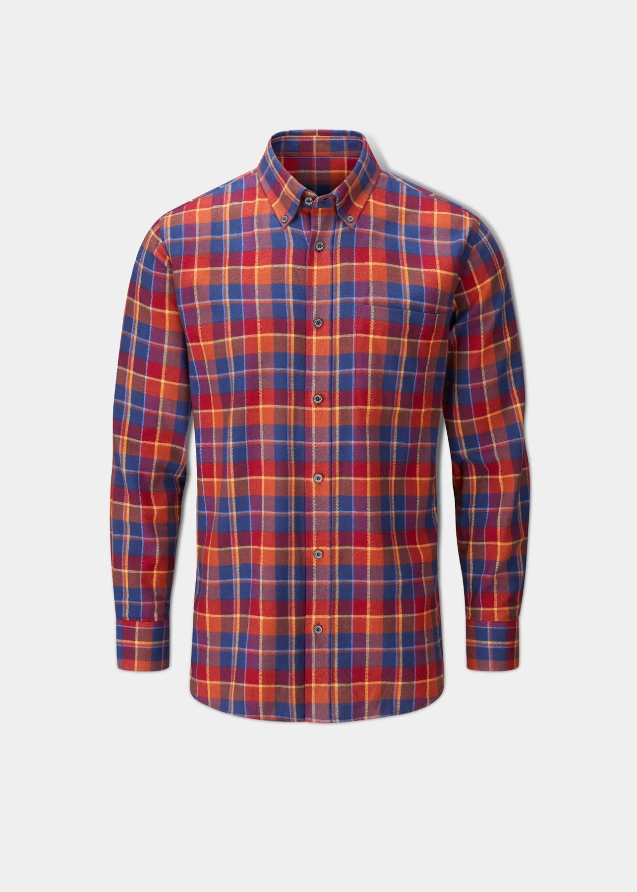 Ilkley Flannel Check Shirt - Waist Fit