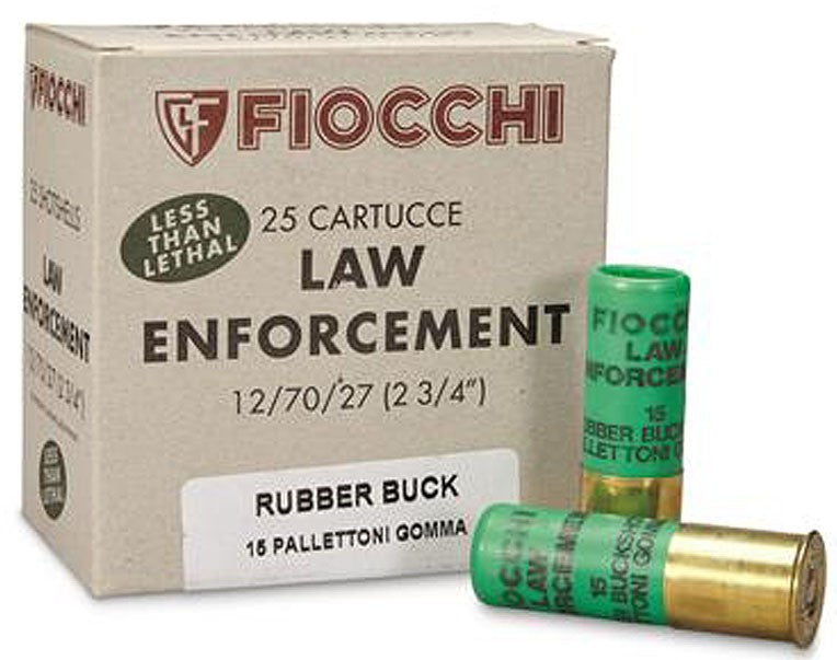 Cartuchos Postas de Goma Fiocchi Antimotin