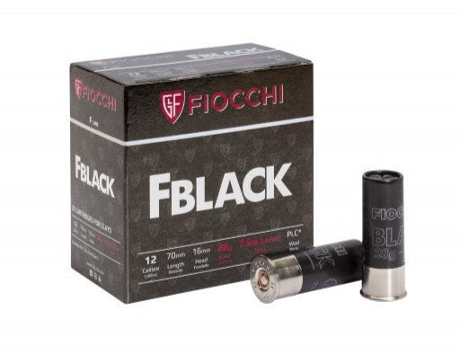Cartuchos de Tiro al Plato Fiocchi FBLACK Trap