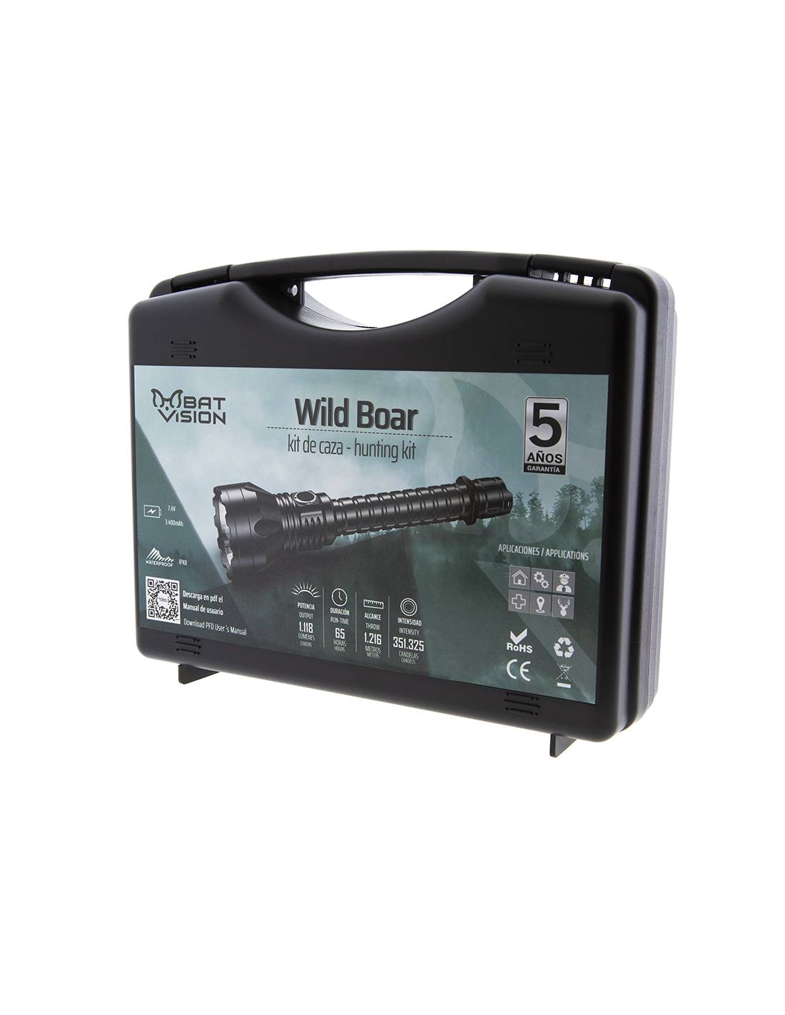 Linterna Kit de Caza Wild Boar Bat Vision