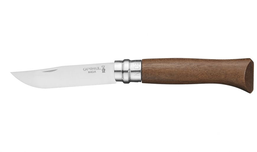 Stainless steel knife N° 08 Walnut