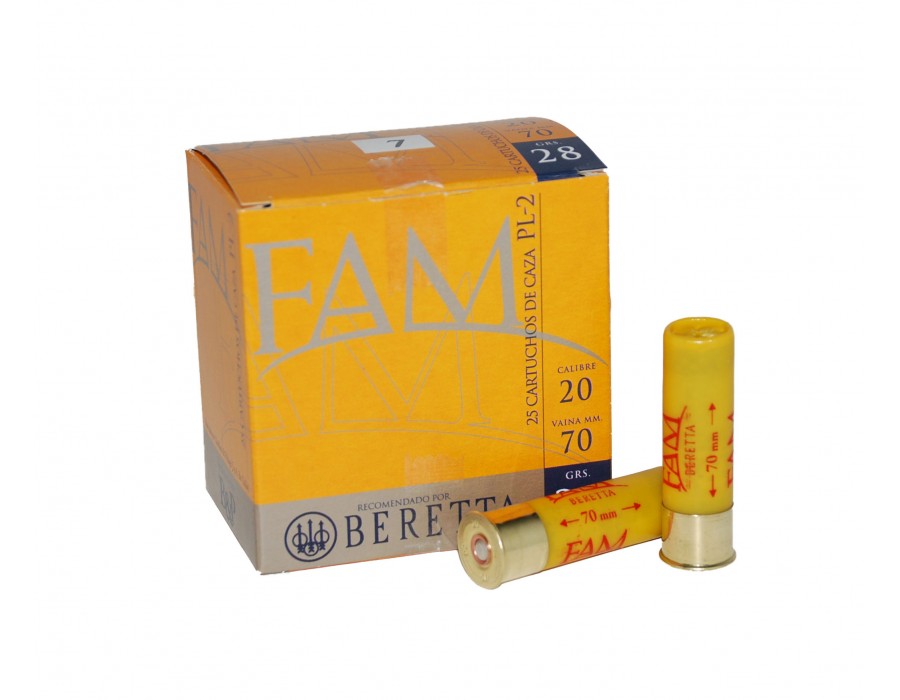 FAM Beretta PL2 Hunting Cartridges
